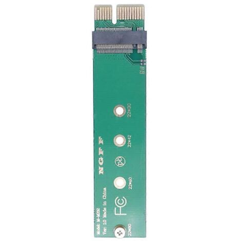 Adaptateur PCIe vers M.2 PCI-E PCI-Express NVMe SSD M.2 PCIe x1 (1/5)