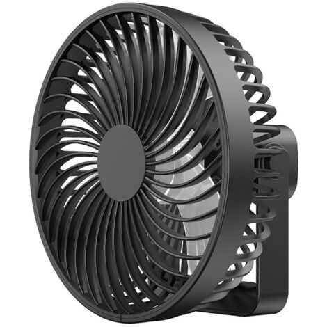 Ventilateur de plafond à minuterie 4 vitesses, 2000 mAh, rechargeable, pour tente et camping (1/5)