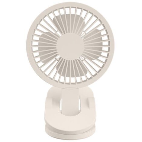 Ventilateur à pince de 12,7 cm (5 pouces) pour poussette, alimenté par USB, ventilateur de refroidissement portable à 3 vitesses (1/5)