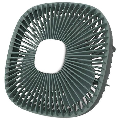 Ventilateur de camping, ventilateur de bureau avec lampe LED, ventilateur mural, mini ventilateur portable, batterie 4000 mAh (1/5)