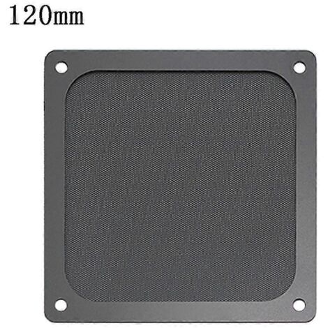 Filtre à poussière magnétique, grille de protection anti-poussière pour ventilateur avec trou pour PC - 120 mm x 120 mm (1/5)