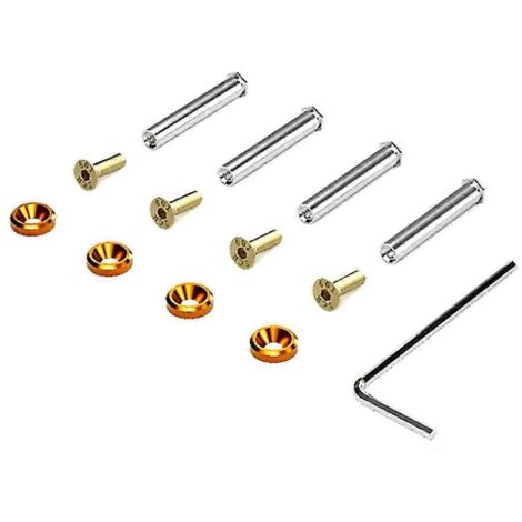 Vis, écrous et joints colorés en alliage d'aluminium pour ventilateurs de refroidissement de processeur de boîtier d'ordinateur (1/5)