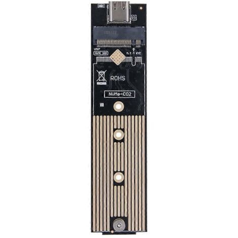 Boîtier SSD M.2 vers USB 3.1 Gen 2 résistant aux chocs - Compatible avec les modèles 2280, 2260, 2242 et 2230 (carte nue) (1/5)