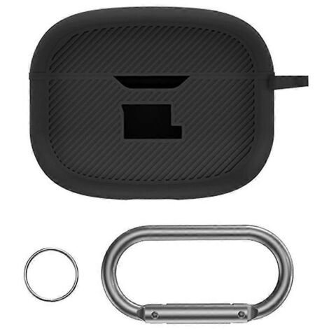 Étui de protection en silicone anti-poussière pour écouteurs JBL Vibe Beam avec mousqueton (1/5)