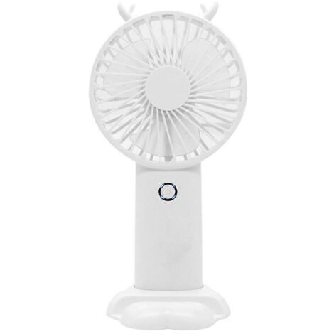 Ventilateur portable silencieux, mini ventilateur rechargeable USB avec 5 vitesses et écran LCD (1/5)