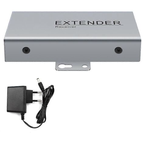 Émetteur d'extension RJ45 compatible HDMI 4K, 50 m, alimentation par Ethernet Cat6/5e (norme européenne) (1/5)