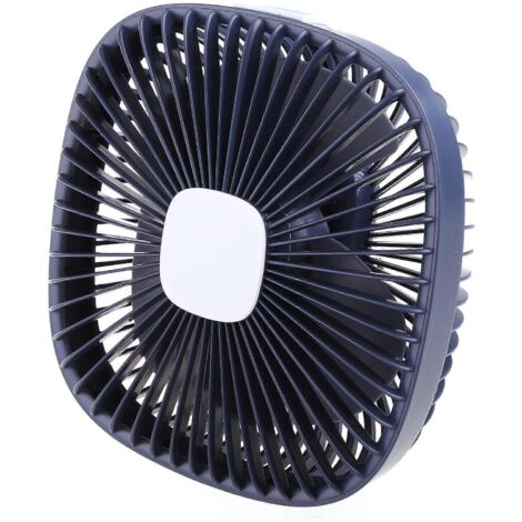 Ventilateur de camping, ventilateur de bureau avec lampe LED, ventilateur mural, mini ventilateur portable, batterie 4000 mAh (1/5)