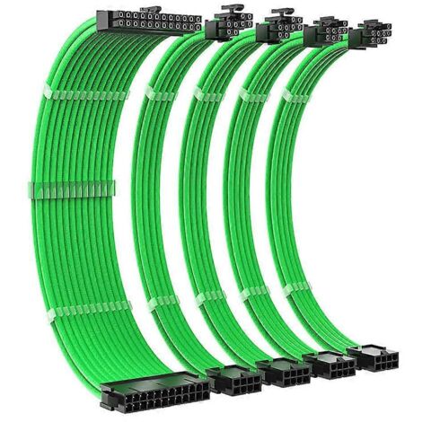 Câble répartiteur 24 broches ATX 24 broches, double PCIe 6+2 broches, double EPS 4+4 broches (1/5)
