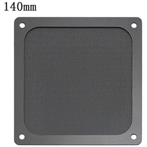 Filtre à poussière magnétique, grille de protection anti-poussière pour ventilateur, avec trou pour PC-140140mm- (1/5)