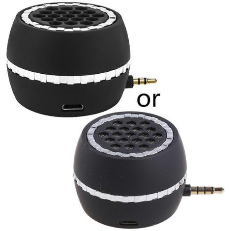 Enceinte portable audio 3,5 mm, mini enceinte pour smartphones, tablettes et ordinateurs portables