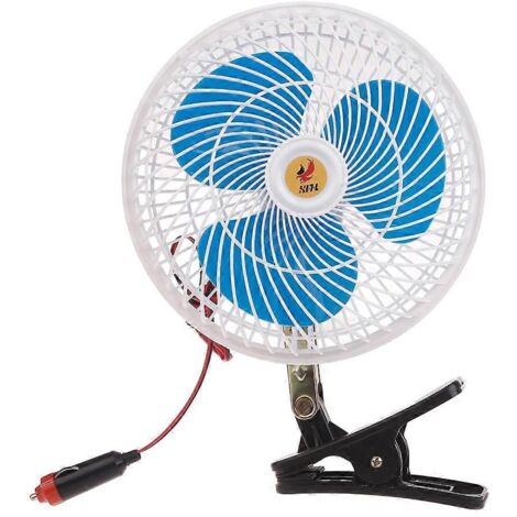 Ventilateur de voiture à clipser sur l'allume-cigare, ventilateur de siège arrière pour voitures, faible bruit - 24 V (1/5)