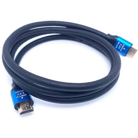 Câble adaptateur HDMI 2.0 compatible 4K pour ordinateur, téléviseur et décodeur - 3 m
