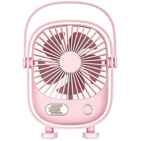 Ventilateur de table personnel, mini, rechargeable par USB, durable, avec 3 vitesses (1/5)