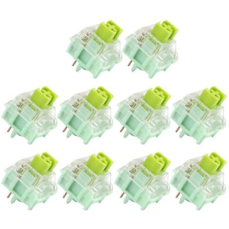 10 interrupteurs TTC 3 broches pour clavier mécanique, interrupteur linéaire, 100 millions de clics - 5 (1/5)