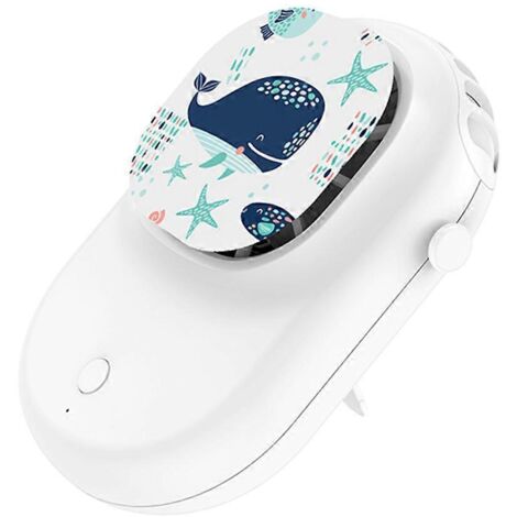 Ventilateur de cou portable compact, ventilateur personnel, 3 vitesses de ventilation, pour l'extérieur et le bureau (1/5)