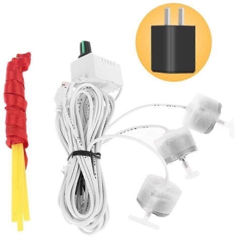 Ventilateur de plafond USB anti-mouches et insectes, protège vos aliments, câble de 3,26 m, interrupteur, modèle à trois têtes. (1/5)