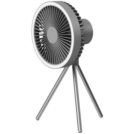 Ventilateur trépied portable de bureau, silencieux, 3 vitesses, support de table trépied (1/5)