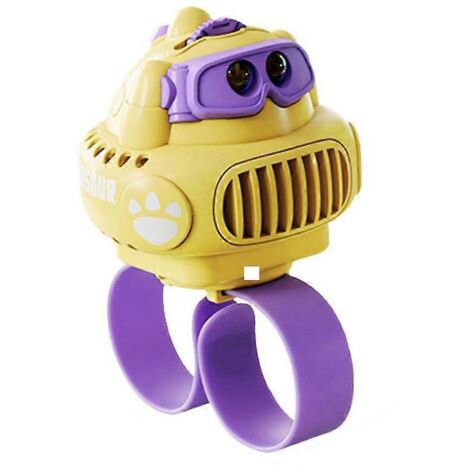 Ventilateur de poignet USB miniature silencieux portable avec projection de dinosaures pour enfants (1/5)
