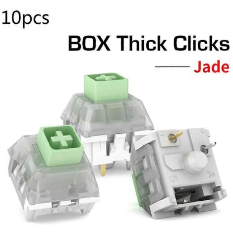 Interrupteur à clic épais pour clavier 3 broches RGB SMD compatible Cherry MX - 10 - Jade (1/5)