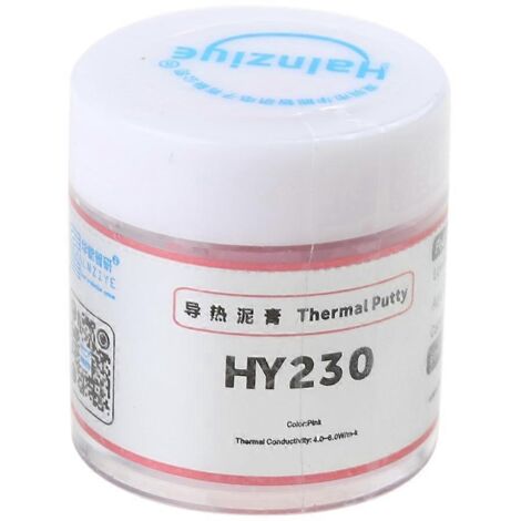 Pâte thermique rose HY234, composé silicone pour dissipateur thermique, 4,0 W/mK, pour processeur - 10 g (1/5)