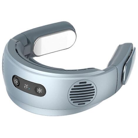 Ventilateur de cou portable sans pales 5000 mAh avec affichage numérique (1/5)
