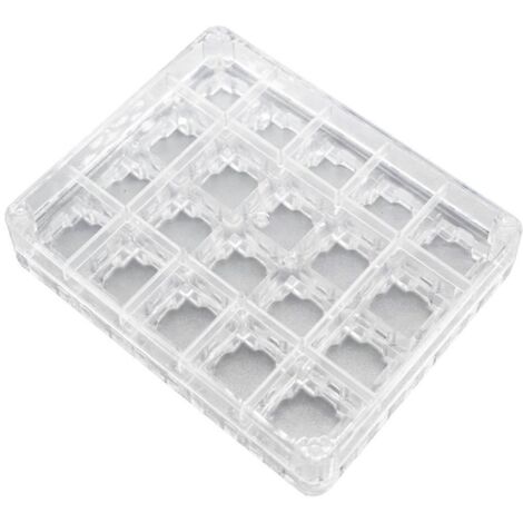Testeur d'interrupteurs acryliques Gateron Switch Kialh Box JWICK Switch pour mécanique - 20 grilles (1/5)