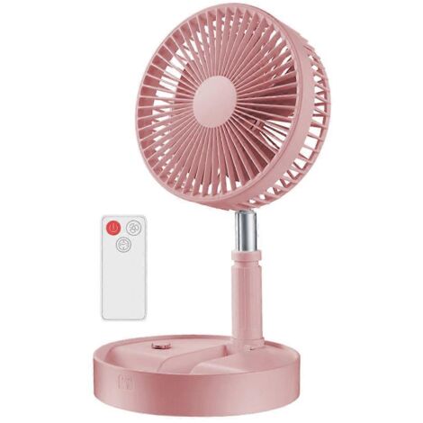 Ventilateur de table rechargeable USB, mini ventilateur portable sur pied, petit ventilateur pliable pour un refroidissement optimal (1/5)