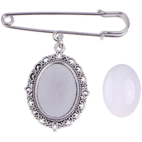 Bouquet de mariée glamour, bouquet de mariée photo glamour, pendentif ovale en dentelle pour mariée - 1 (1/5)