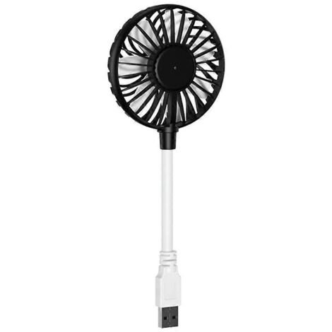 Mini ventilateur portable pour extérieur, mini ventilateur de bureau silencieux, rechargeable par USB (1/5)