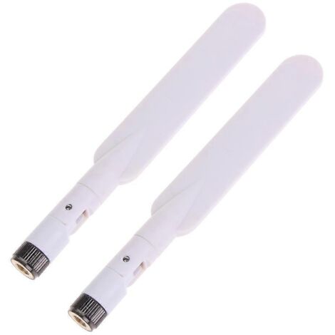 Antenne WiFi 5 dBi SMA mâle double bande 2,4 GHz/5 GHz omnidirectionnelle à gain élevé - 2 (1/5)