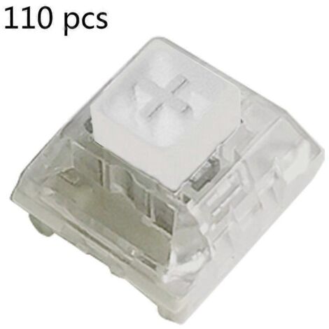 Interrupteurs Kailh Box noirs, rouges, marrons et blancs RGB SMD 3 broches anti-poussière pour clavier - 100 - Blanc (1/5)