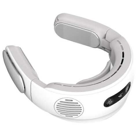 Ventilateur de cou portable sans pales 5000 mAh avec affichage numérique (1/5)