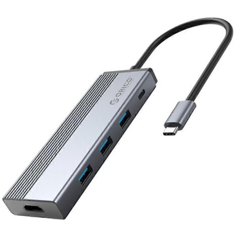 Hub USB 3.0 à 5 ports haute vitesse, multi-ports USB pour PC Windows - USB 3.0 PD - HDMI (1/5)