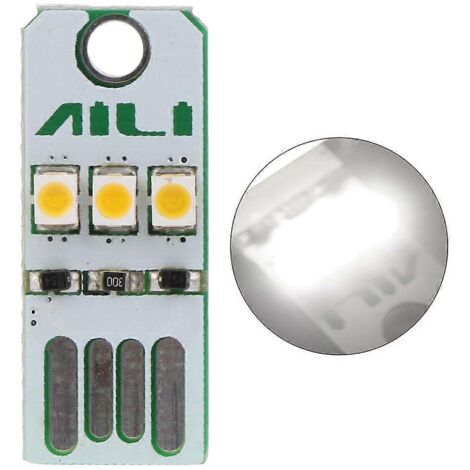 Veilleuse LED mini ultra-lumineuse de poche avec puce d'alimentation mobile (1/5)