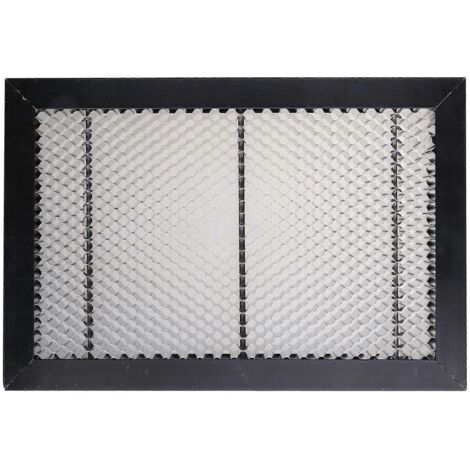 Table de travail en aluminium alvéolé pour graveur laser CO2 - 300 x 200 x 22 mm (1/5)