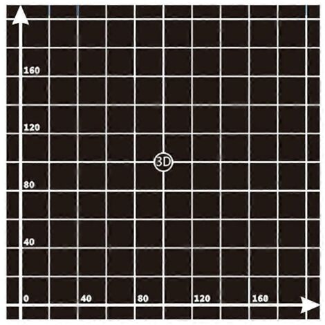 Avec surface de construction pour imprimante 3D Coordinate, autocollant carré chauffant 22/30 cm (22 x 22 cm) (1/5)