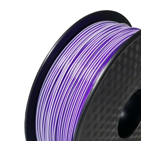 Filament PLA pour imprimantes 3D 1,75 mm 1,5 kg, aspect soie, impression bicolore