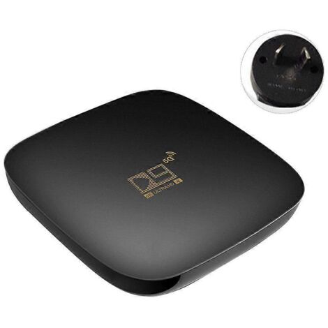Boîtier TV STB D9 compatible Android 5G double bande 2 Go + 16 Go, lecteur réseau Wi-Fi - AU (1/5)