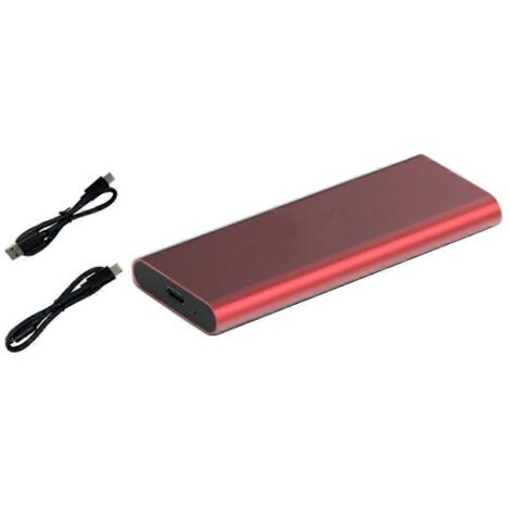 Boîtier en aluminium pour disque dur USB 3.1 Type-C sans outil, compatible SSD de taille 224 (1/5)