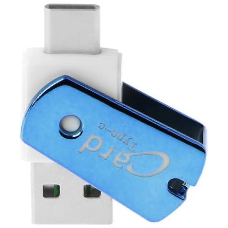Lecteur de cartes mémoire USB OTG, adaptateur USB 3.1 Type C vers lecteur de cartes Micro SD TF (1/5)