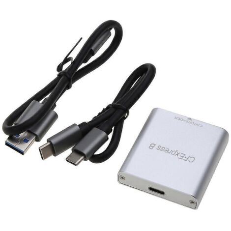 Lecteur de cartes CFexpress Type B USB 3.1 Gen2 10 Gbit/s portable en aluminium CFReader-A- (1/5)