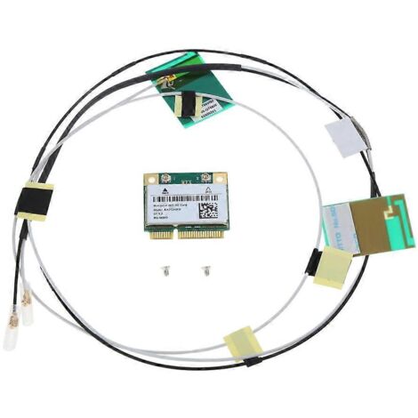 Carte réseau sans fil PCIe tri-bande 2,4/5 GHz/6 GHz AX210HMW avec antenne intégrée et débit de 5 400 Mbits/s. (1/5)