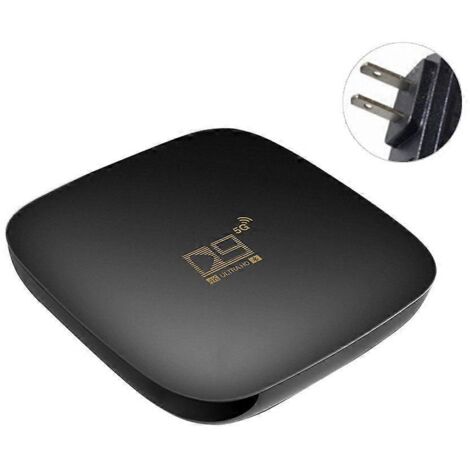 Boîtier TV STB D9 compatible Android 5G double bande 2 Go + 16 Go, lecteur réseau Wi-Fi - États-Unis (1/5)