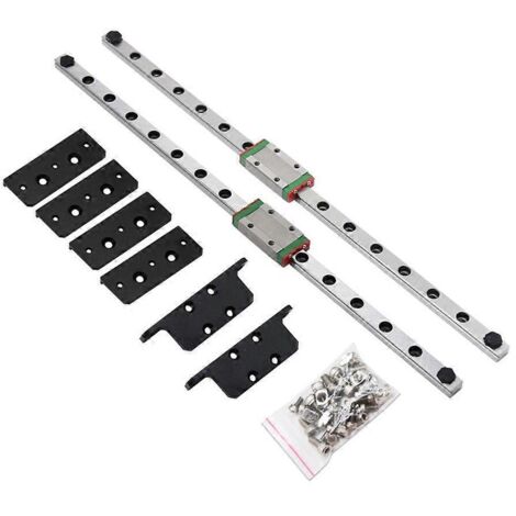 Kit de guidage linéaire double axe Y pour imprimante 3D MGN9H avec support de montage à plaque fixe - A- (1/5)