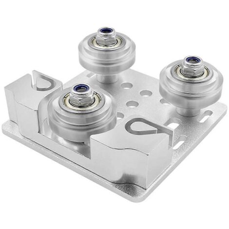 Poulie profilée en aluminium 2020, plaque de portique à rainure en V (norme européenne) (1/5)