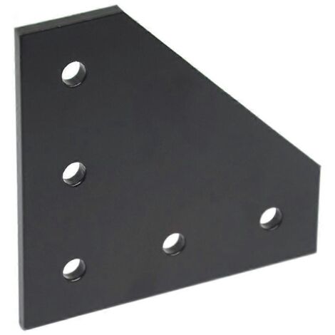Plaque de jonction pour profilé d'extrusion d'aluminium à fente standard de 6 mm - Cadre d'imprimante 3D type L (1/5)