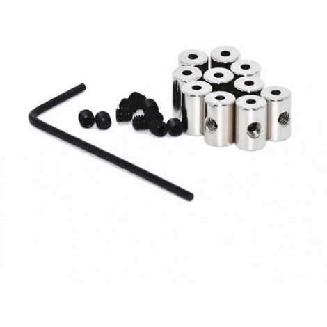 10 attaches de goupille de rechange avec clé - Grande taille 69 mm - (1/5)