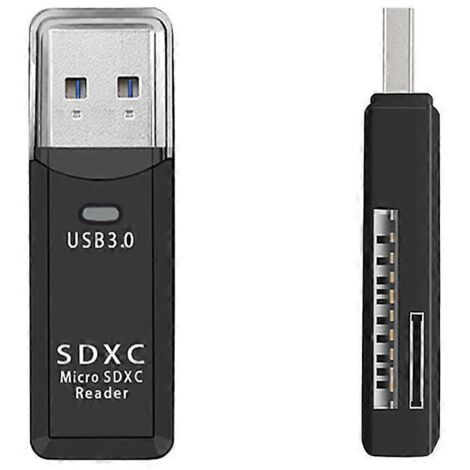 Lecteur de cartes universel USB 3.0 TF SD à double emplacement, adaptateur de cartes mémoire haute vitesse (1/5)