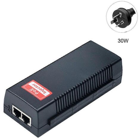 Adaptateur injecteur PoE à port unique PSE30TG 30 W 10/100/1000 Mbps IEEE 802.3af/at-AU (1/5)