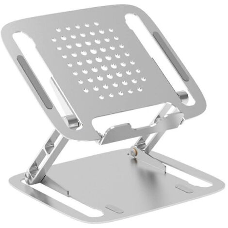 Support de bureau en aluminium pour tablettes, avec système de refroidissement, antidérapant et réglable. (1/5)